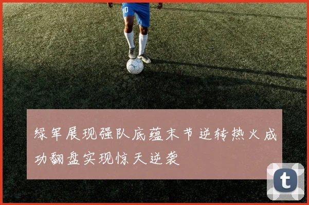 绿军展现强队底蕴末节逆转热火成功翻盘实现惊天逆袭